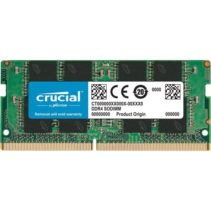 رم لپ تاپ تک کاناله 4800 مگاهرتز کروشیال ظرفیت 16 گیگابایت Ram Crucial 16GB DDR4 4800Mh Notebook